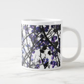 Grande Tasse Fleurs bleues sur le art numérique de concept d'ar (Droite)