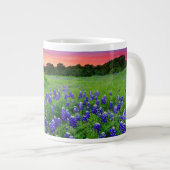 Grande Tasse Fleurs | Bluebonnets à Sunset Texas (Devant droit)