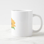 Grande Tasse Fleurs Calendula arrangées (Droite)