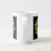 Grande Tasse Fleurs | Chrysanthème vert (Dos)