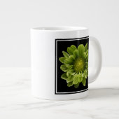 Grande Tasse Fleurs | Chrysanthème vert (Devant droit)