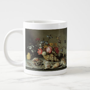 Grande Tasse Fleurs, coquillages et insectes Balthasar van der 
