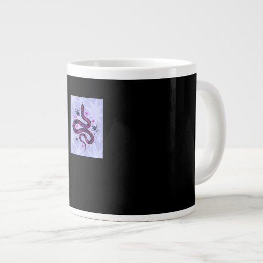 Grande Tasse Fleurs d'araignées de serpent Whimsigoth (Devant droit)