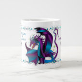 Grande Tasse Fleurs de dragon de fer Nom mystique féminin (Devant)