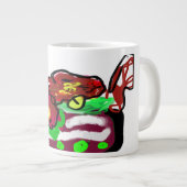 Grande Tasse Fleurs de Noël (Devant droit)