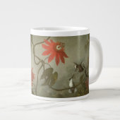 Grande Tasse Fleurs de passion et colibris par Martin J Heade (Devant droit)
