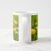 Grande Tasse Fleurs de printemps arrière-plan (Dos)