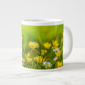 Grande Tasse Fleurs de printemps arrière-plan (Devant droit)