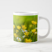Grande Tasse Fleurs de printemps arrière-plan (Droite)