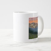 Grande Tasse Fleurs de printemps - Parc national de Yellowstone (Devant droit)