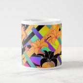 Grande Tasse Fleurs Entrelacées (Devant)