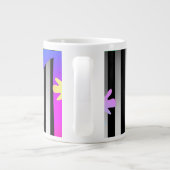 Grande Tasse Fleurs Et Rayures (Dos)