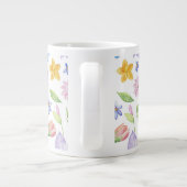 Grande Tasse Fleurs Floral Pattern Sublimation-95651 (Dos)