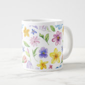 Grande Tasse Fleurs Floral Pattern Sublimation-95651 (Devant droit)