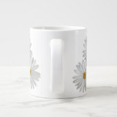 Grande Tasse Fleurs marguerites blanches (Dos)