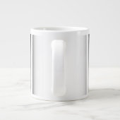 Grande Tasse Fleurs noires et blanches (Dos)