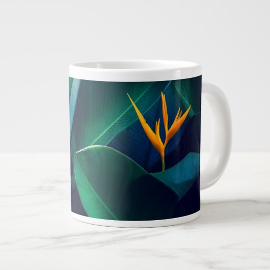 Grande Tasse Fleurs | Oiseau du paradis (Devant droit)