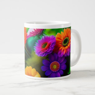 Grande Tasse Fleurs partout