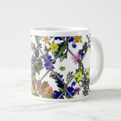 Grande Tasse Fleurs sur une clôture (Devant droit)