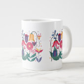 Grande Tasse Fleurs Whimsical (Devant droit)
