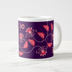 GRANDE TASSE FLEUVE PURPLE CADEAU PETIT AMIE, FEMME, MARI