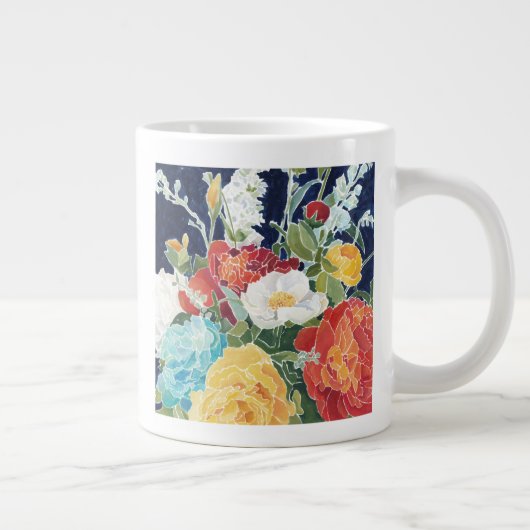 Grande Tasse Floral de minuit I (Droite)