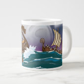 Grande Tasse Flotte d'invasion Viking (Devant droit)