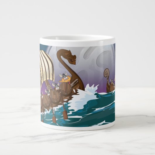 Grande Tasse Flotte d'invasion Viking (Devant)