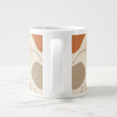Grande Tasse Flux Abstrait Terreux (Dos)