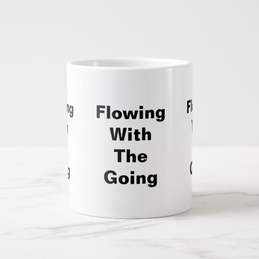 Grande Tasse Flux Avec L'Aller (Devant)