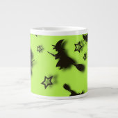 Grande Tasse Flying witch among stars at Halloween night 3D  (Devant)