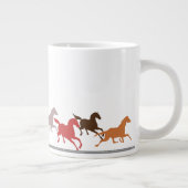 Grande Tasse Fonctionnement de chevaux sauvages (Droite)
