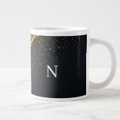 Grande Tasse Fond de luxe abstrait doré (Droite)