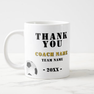 Grande Tasse Football Sports Photo Merci Coach