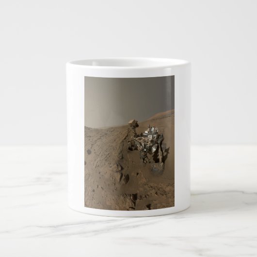 Grande Tasse Forage Mars Curiosity Red Martian Paysage (Devant)