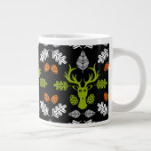Grande Tasse Forest Deer Nature Print (Droite)
