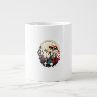 Grande Tasse Forêt de champignons esthétique Goblincore et Cott