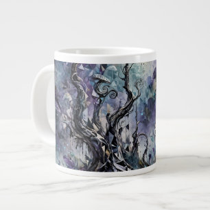 Grande Tasse Forêt Hantée Arbres Surréalistes Mystiques Champig