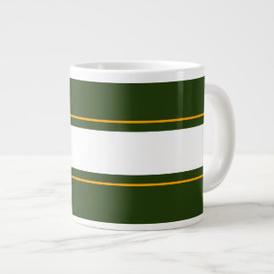 Grande Tasse Forêt sportive Vert Jaune Blanc Racine Grandes