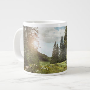 Grande Tasse Forêt Sun Peeking Thru