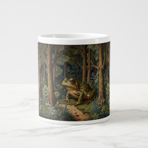 Grande Tasse Forêt vintage de grenouilles à saumons