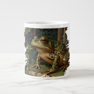 Grande Tasse Forêt vintage de grenouilles à saumons
