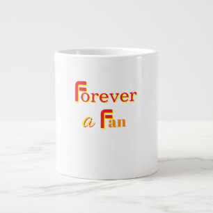 Grande Tasse Forever A Fan Blanc