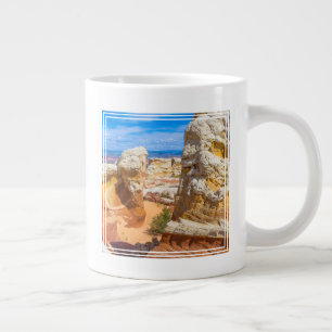 Grande Tasse Formations rocheuses de la falaise vermillon