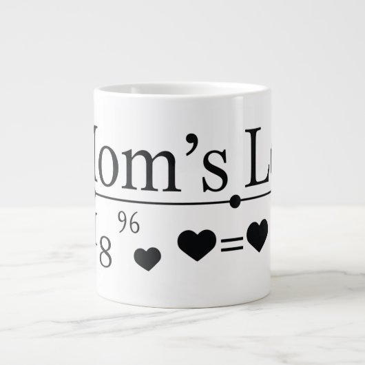Grande Tasse Formule Amour de Maman 02 (Devant)