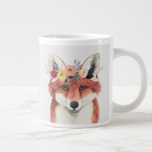 Grande Tasse Forteresse de la Couronne de fleurs Renard