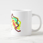 Grande Tasse Fox latte amusant style automne (Droite)