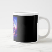 Grande Tasse Fractale Pissenlit Bleu (Droite)