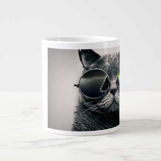Grande Tasse Frais comme un chat (Devant)