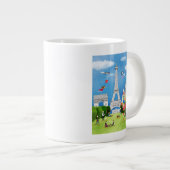 Grande Tasse France colorée (Devant droit)